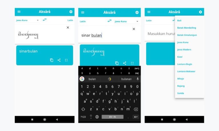 Aplikasi Translate Aksara Jawa Ke Latin Dan Sebaliknya Akurat