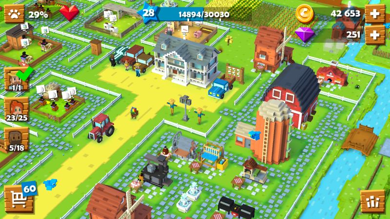 Blocky Farm Game Pertanian Pixelated Android dan iOS Gratis
