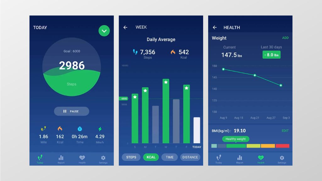 Step Counter Pedometer Aplikasi Pengukur Jarak Lari Jogging Android