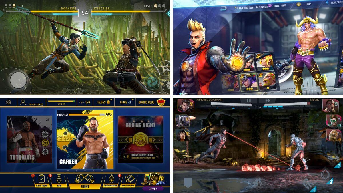 Game Fighting di HP Android dan iOS Terbaik Seru Online Offline