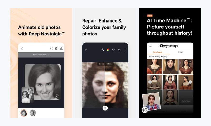 MyHeritage Aplikasi Foto Wajah Bergerak Keren di Android