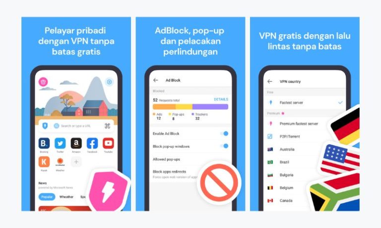 6 Aplikasi Browser Anti Blokir Terbaik (2024) Ringan - Malas.id