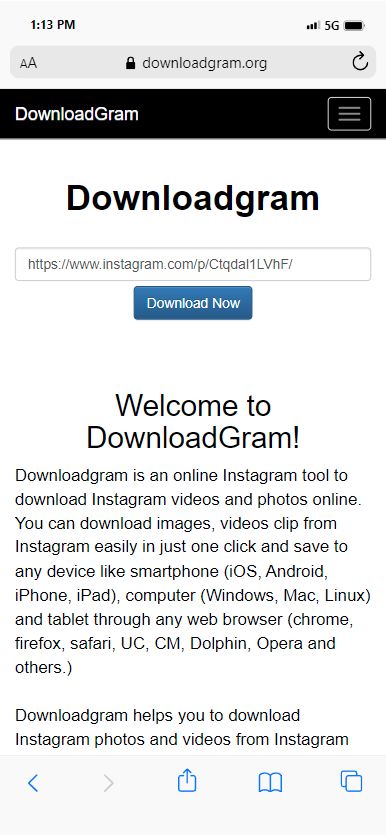 Download Foto ID dengan Downloadgram Gratis