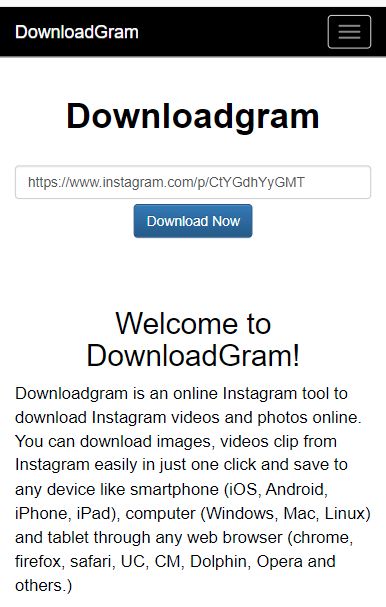 Download postingan IG dengan downloadgram gratis