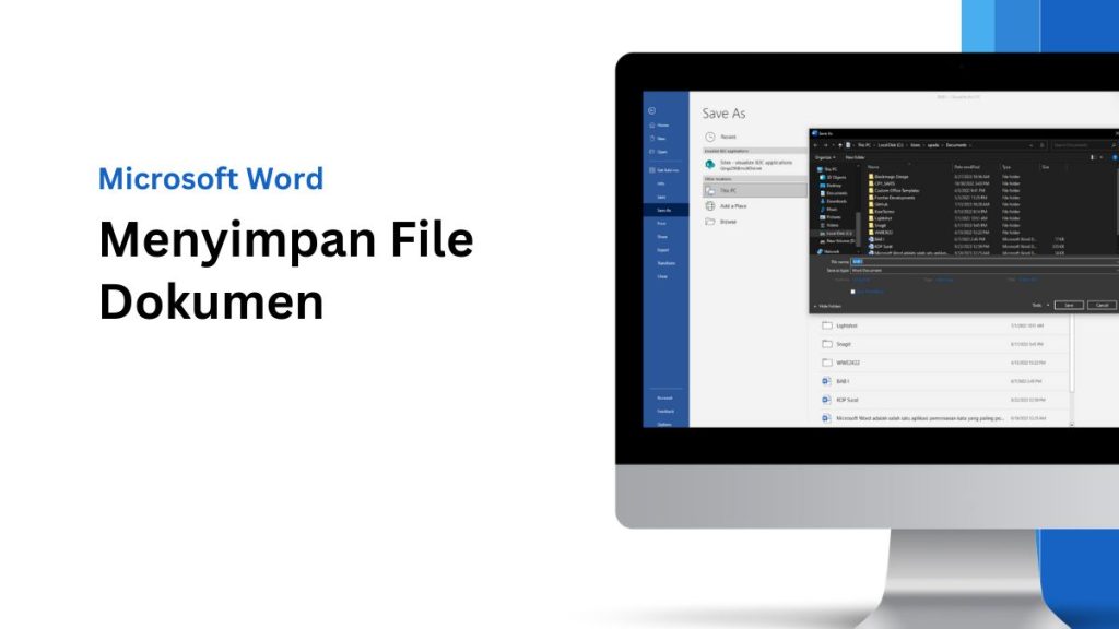 Cara Menyimpan File Dokumen di Microsoft Word Otomatis