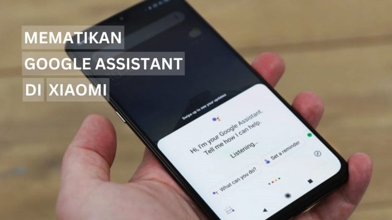 Cara Mematikan Google Assistant di Tombol Power Xiaomi